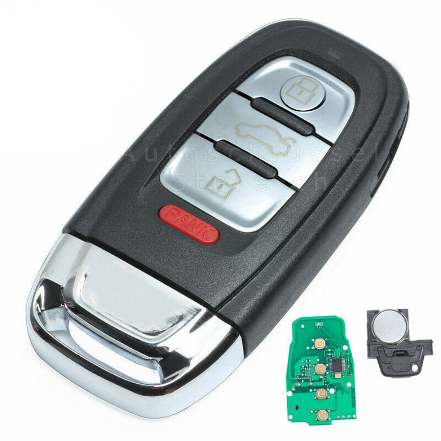 KUNIO Schlüsselhülle Passt für Audi A4L A4 B9 S4 RS4 A5 F5 RS5 A6 A7 A8 D5  Q2 Q5 Q7 SQ5 SQ7 TT TTRS R8 Autoschlüssel Hülle Leder Schlüsselanhänger  Schlüsseletui Zubehör D
