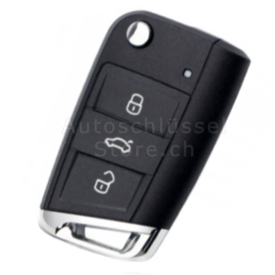 Klappschlüssel Gehäuse 2 Tasten VW Golf Seat Skoda Schlüssel Hülle  Volkswagen – A.B.M. Autoschlüssel